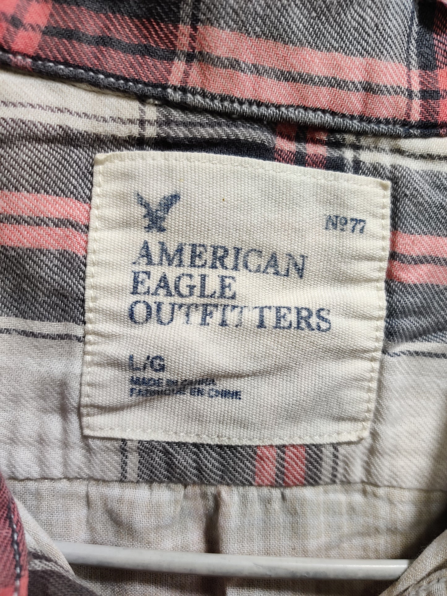 American Eagle Multi Cotton Shirt For Men X Large