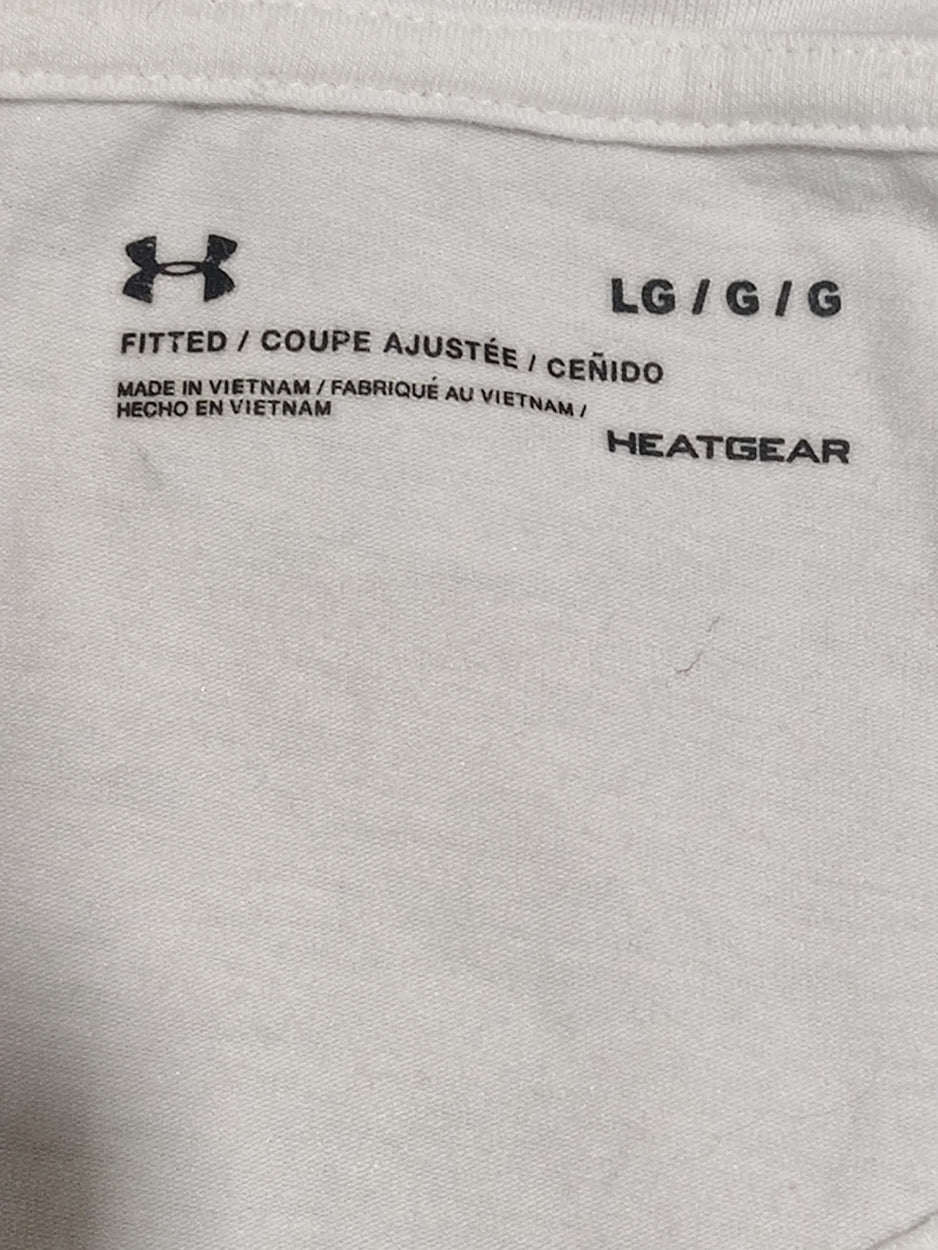 Under Armour Men Sport White Vest T Shirt