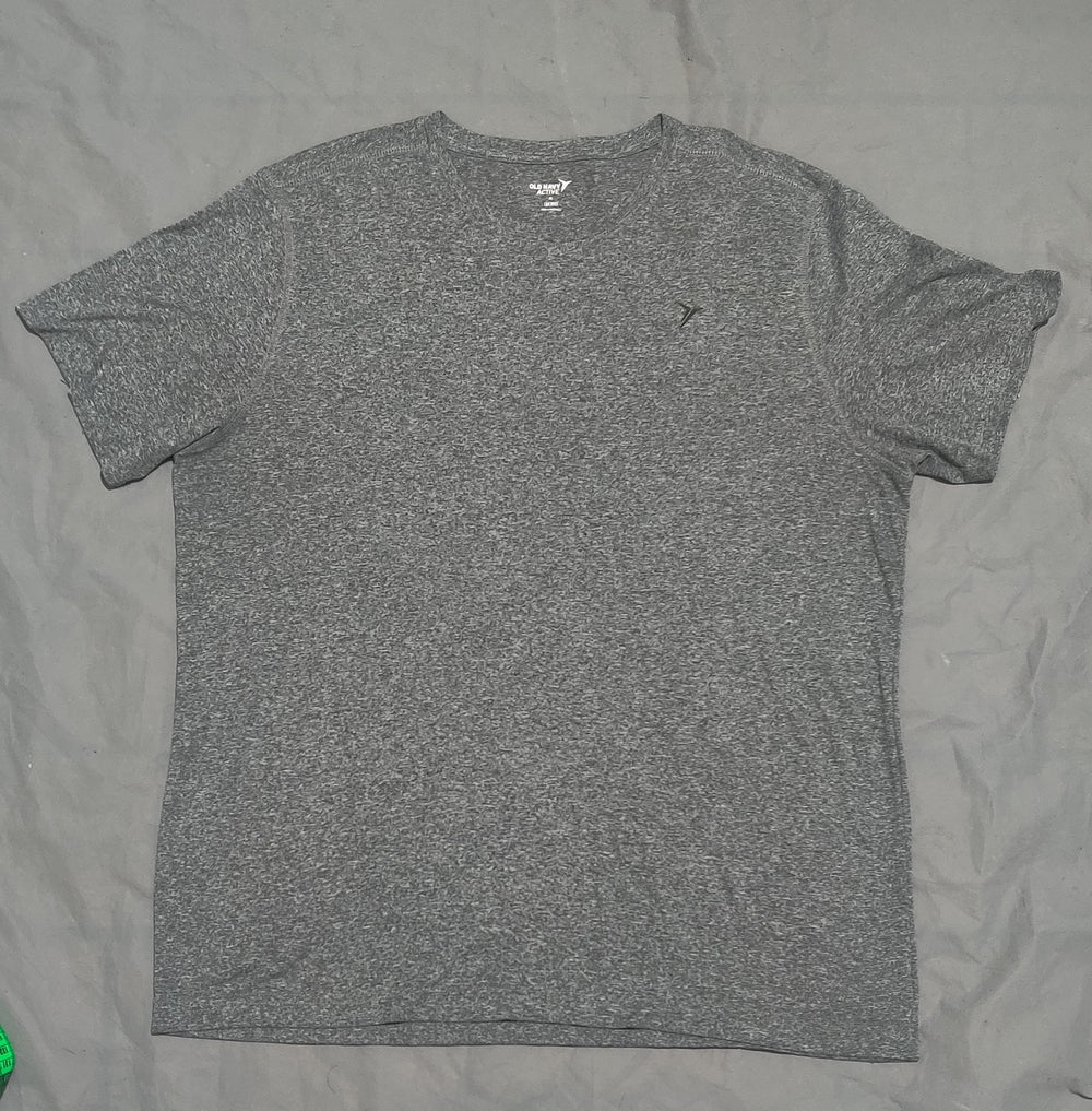 Old Navy Men Sport Gray T Shirt