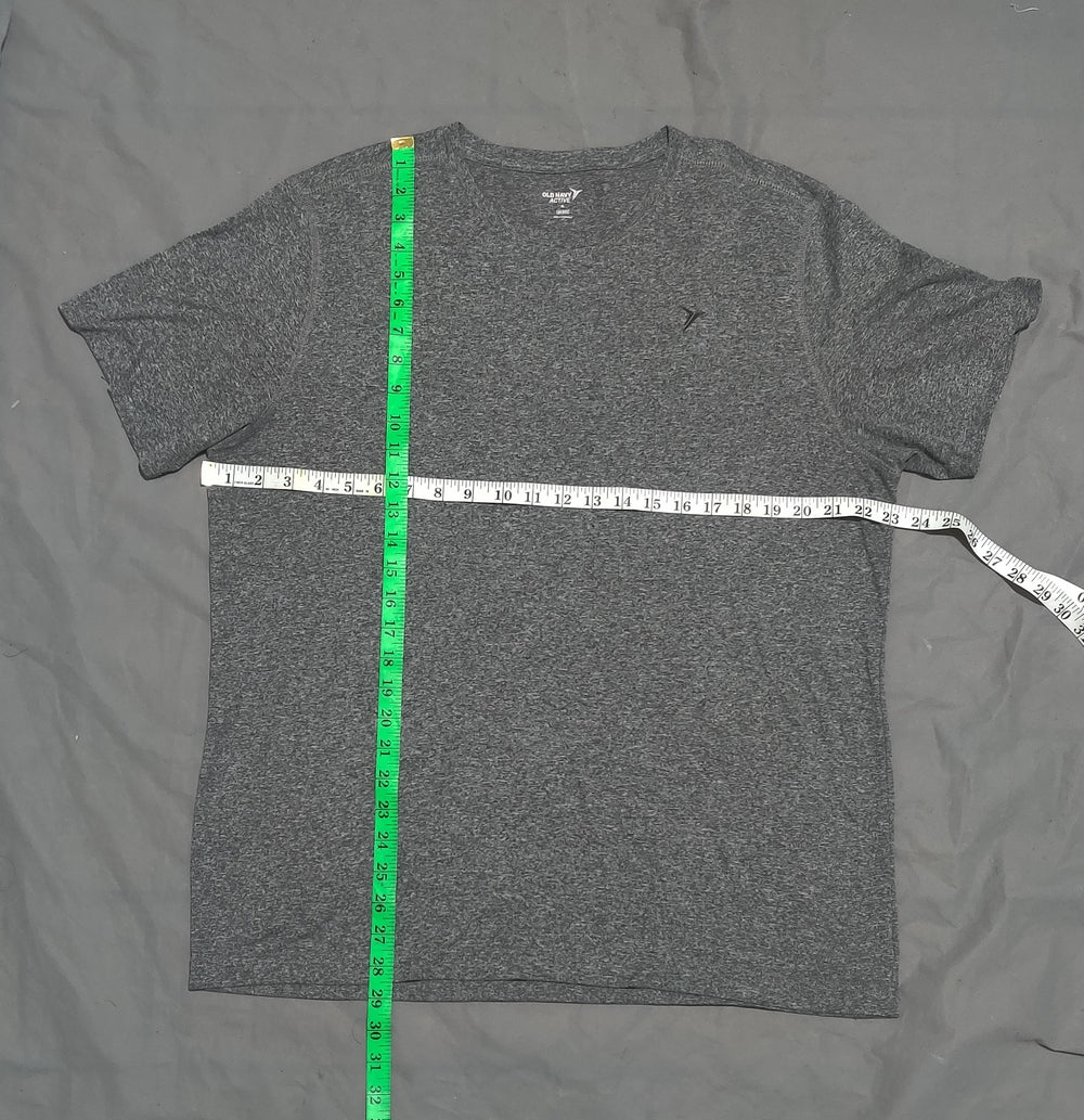 Old Navy Men Sport Gray T Shirt