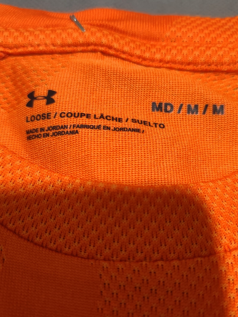 Under Armour Men Sport Orange T Shirt