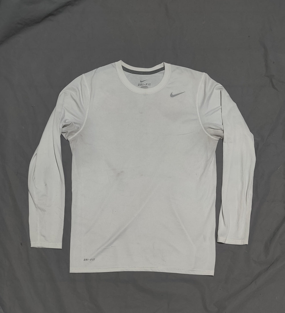 Nike Dri Fit Men Sport White T Shirt