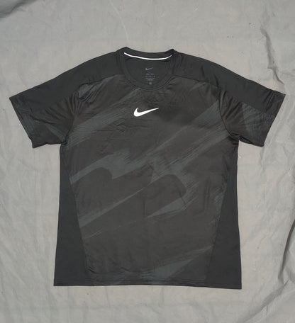 Nike Dri Fit Men Sport Black T Shirt