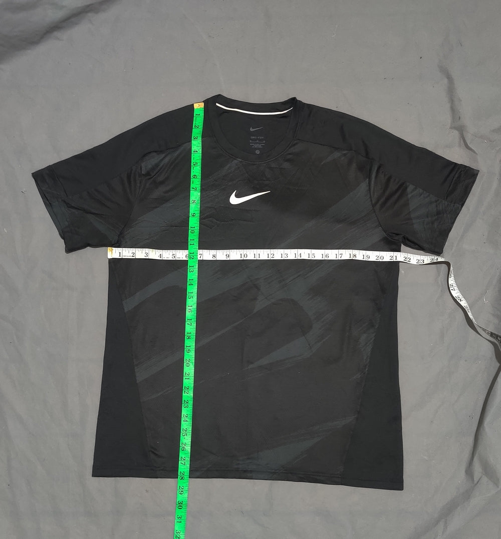 Nike Dri Fit Men Sport Black T Shirt