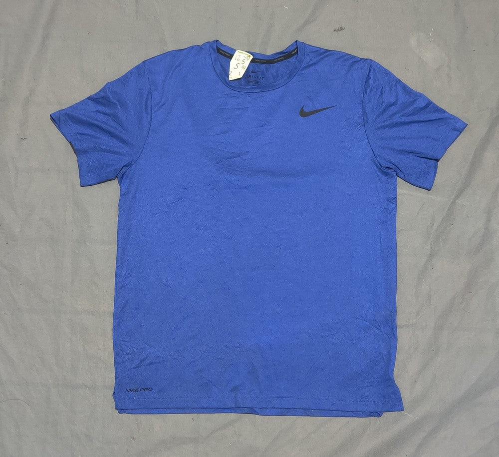 Nike Dri Fit Men Sport Blue T Shirt