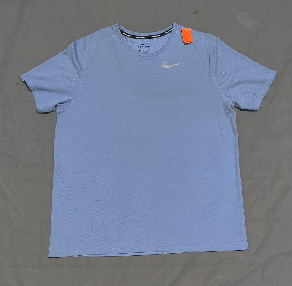 Nike Dri Fit Men Sport Blue T Shirt