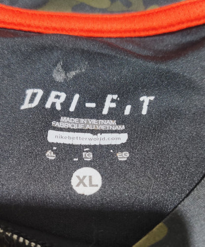 Nike Dri Fit Men Sport Black T Shirt