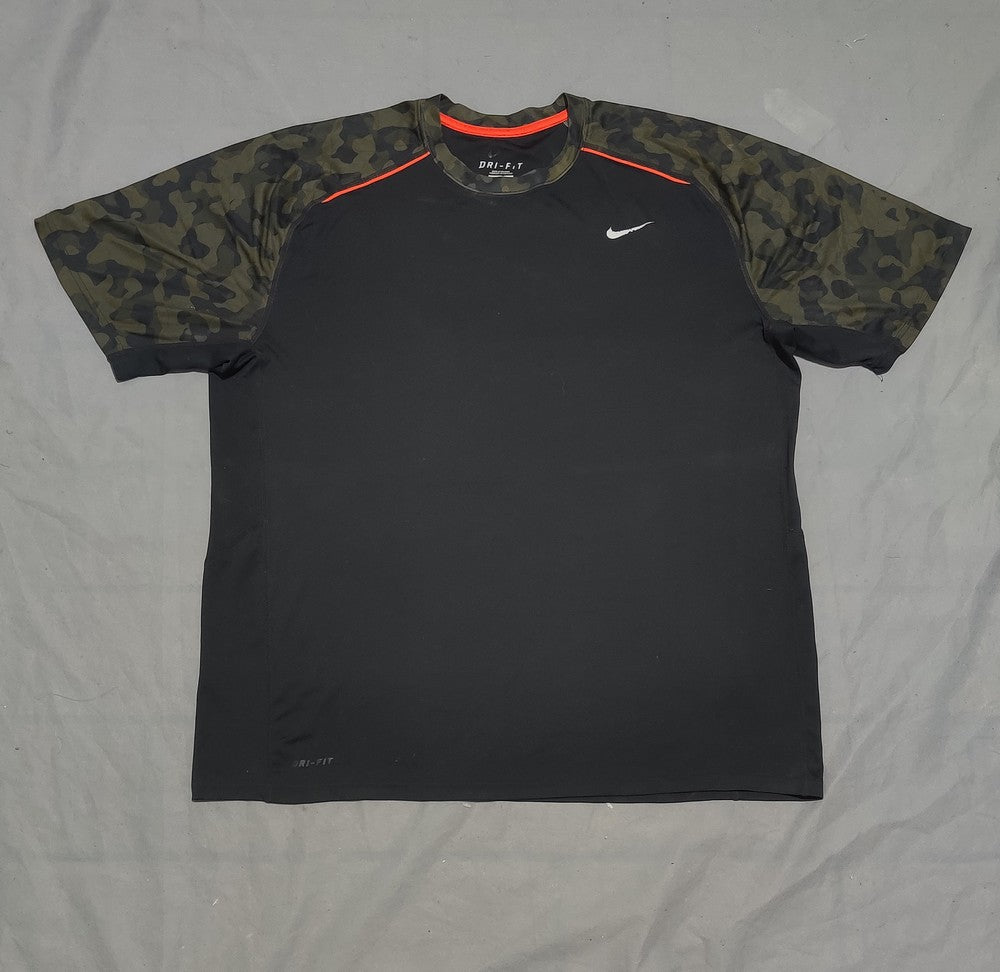 Nike Dri Fit Men Sport Black T Shirt