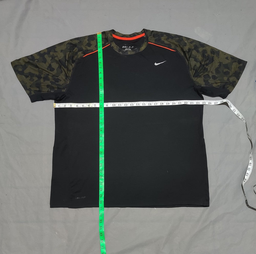 Nike Dri Fit Men Sport Black T Shirt