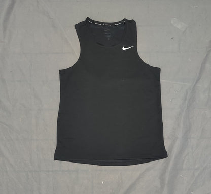 Nike Dri Fit  Men Sport Black Vest T Shirt
