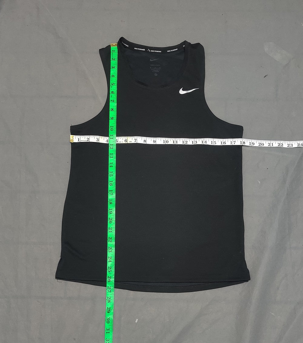 Nike Dri Fit  Men Sport Black Vest T Shirt