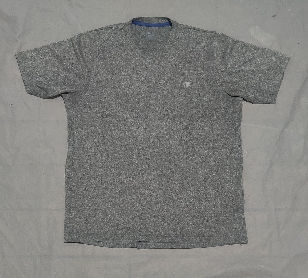 Champion  Men Sport Gray T Shirt