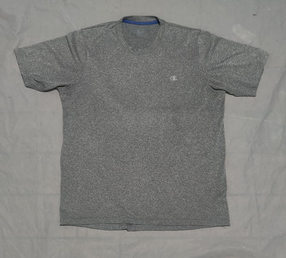 Champion  Men Sport Gray T Shirt