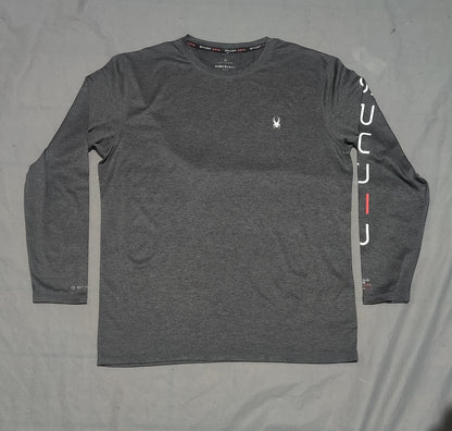Spyder Men Sport Gray T Shirt
