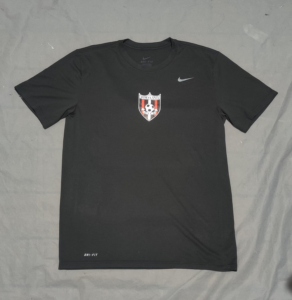 Nike Dri Fit Men Sport Black T Shirt