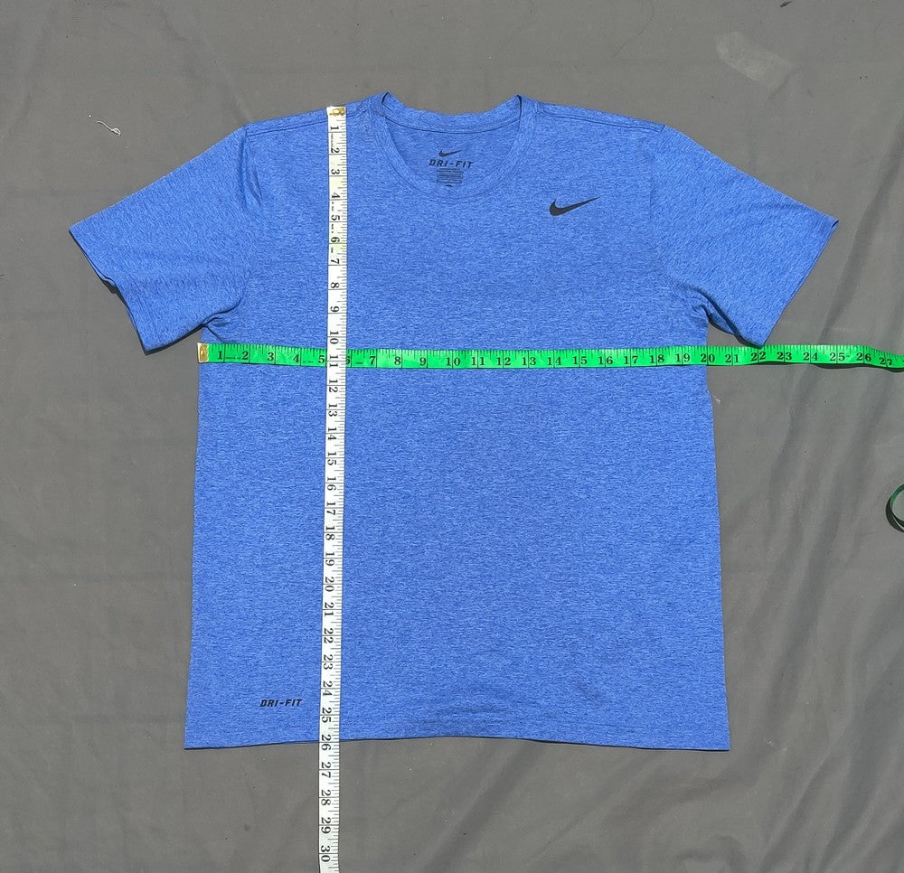Nike Dri fit  Men Sport Blue T Shirt