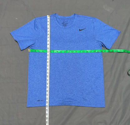 Nike Dri fit  Men Sport Blue T Shirt