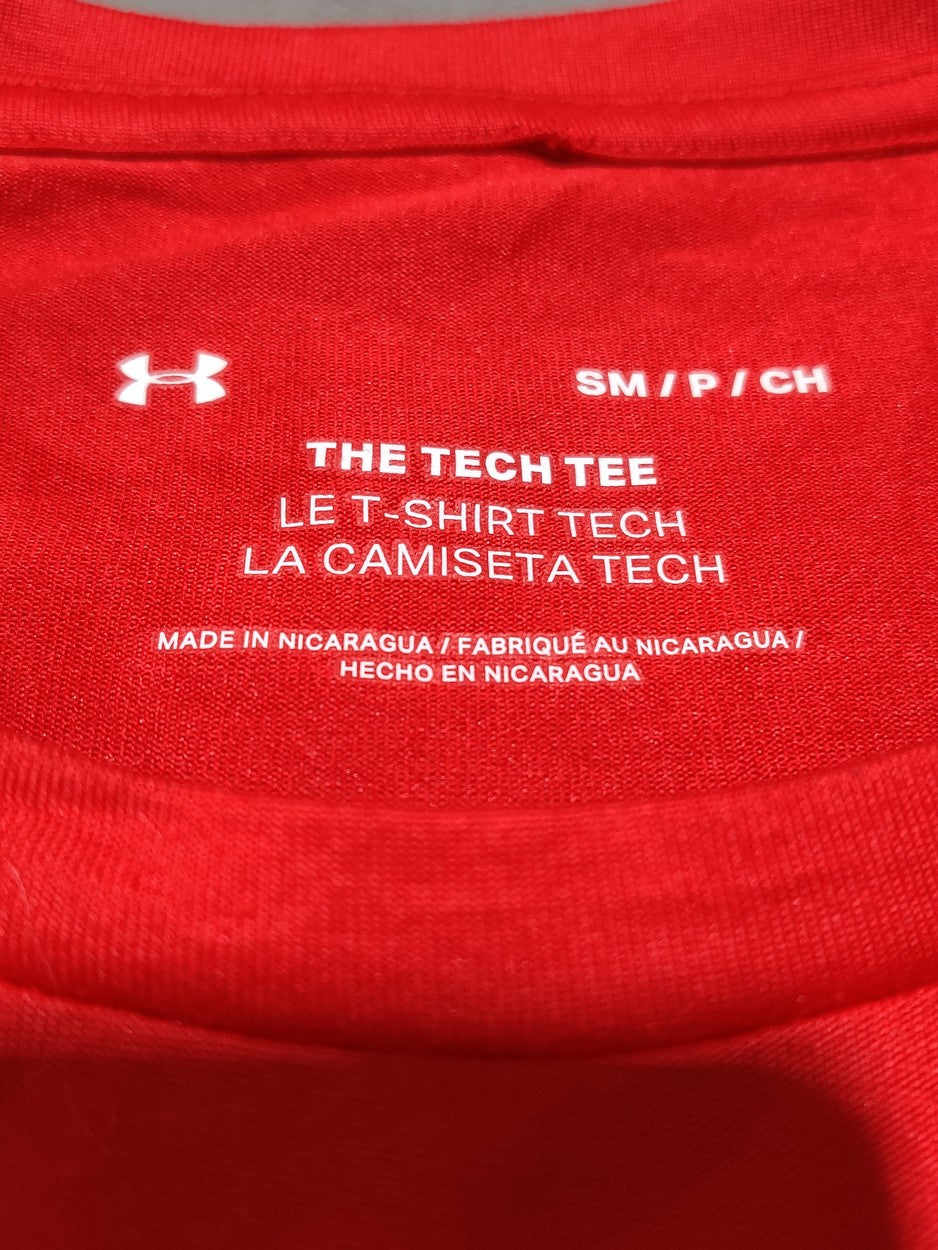 Under Armour Men Sport Red T Shirt