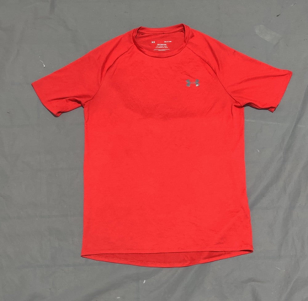 Under Armour Men Sport Red T Shirt