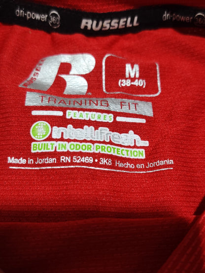 Russell Men Sport Red T Shirt