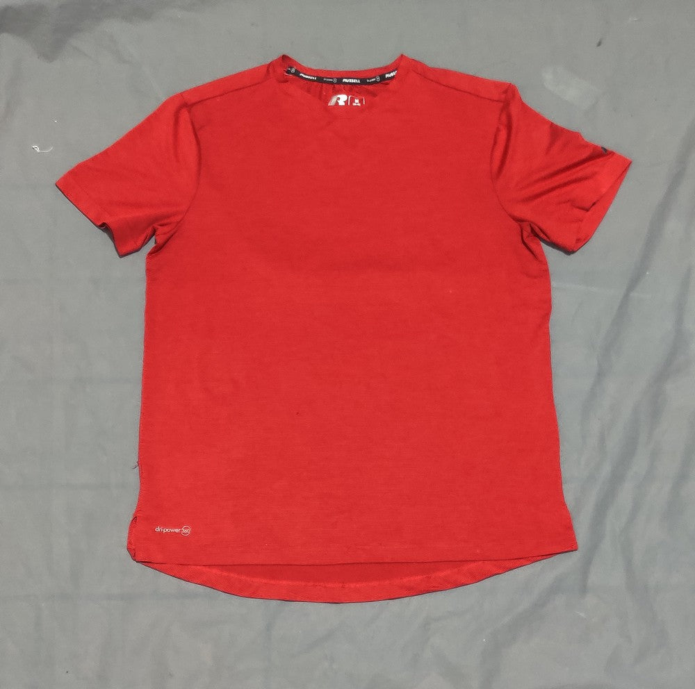 Russell Men Sport Red T Shirt