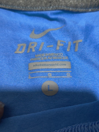 Nike Dri Fit Men Sport Blue T Shirt