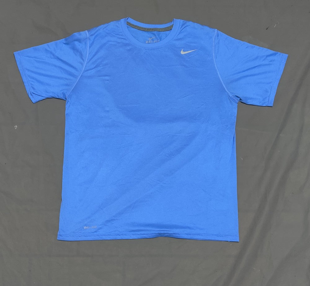 Nike Dri Fit Men Sport Blue T Shirt