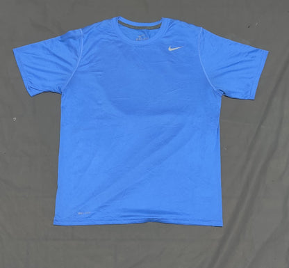 Nike Dri Fit Men Sport Blue T Shirt
