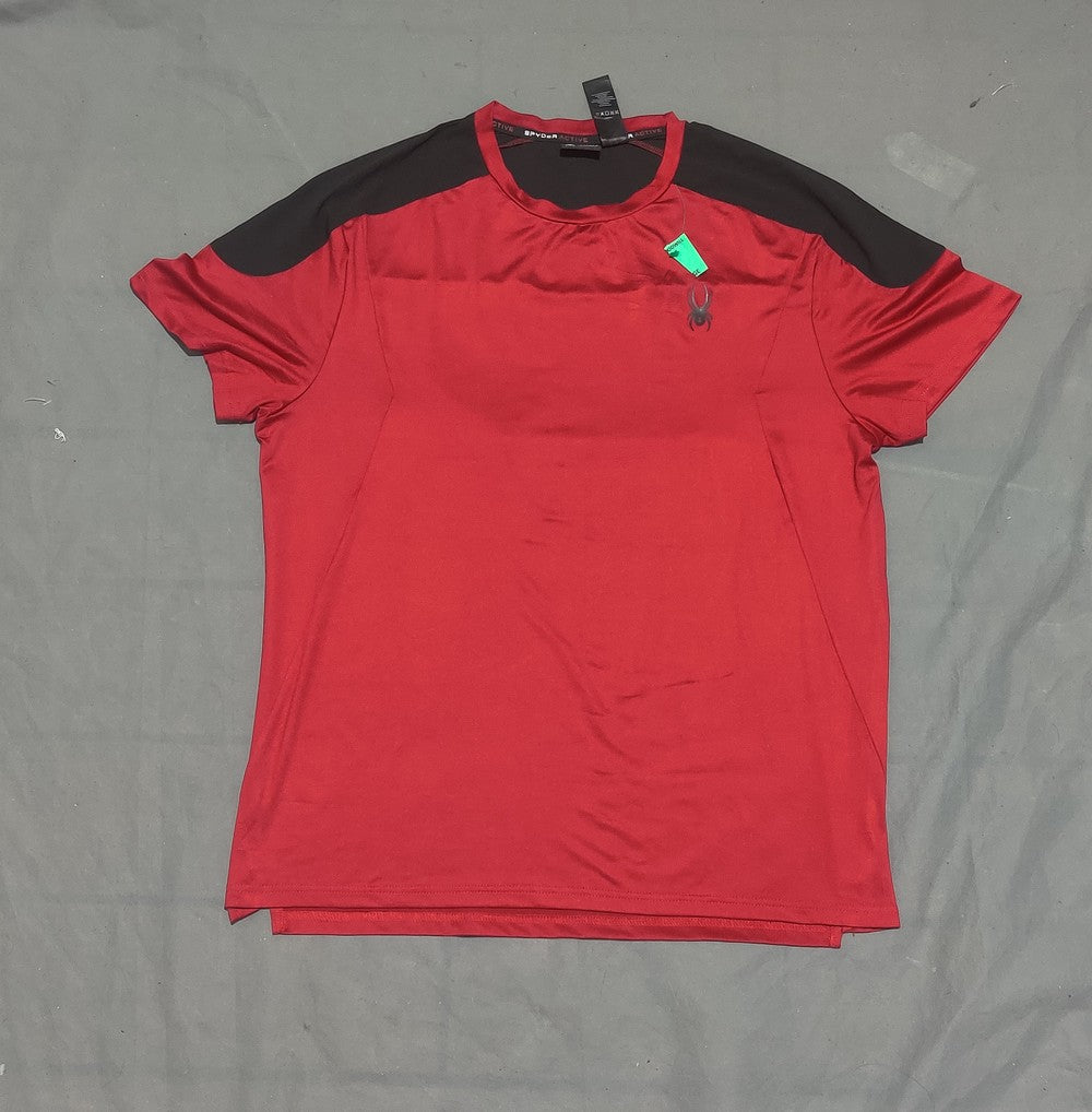 Spyder Men Sport Red T Shirt