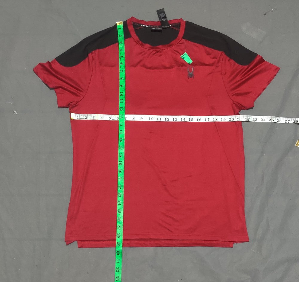 Spyder Men Sport Red T Shirt