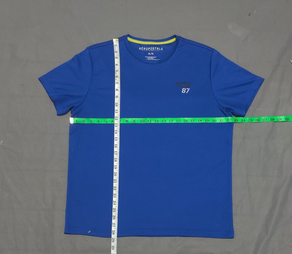 Aeropostale Men Sport Blue T Shirt