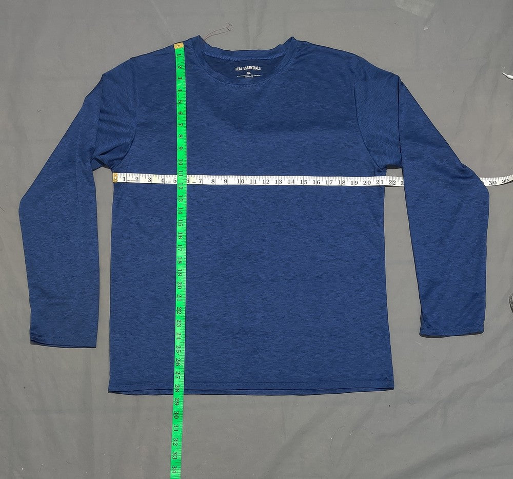 Real Essentials Men Sport Blue T Shirt