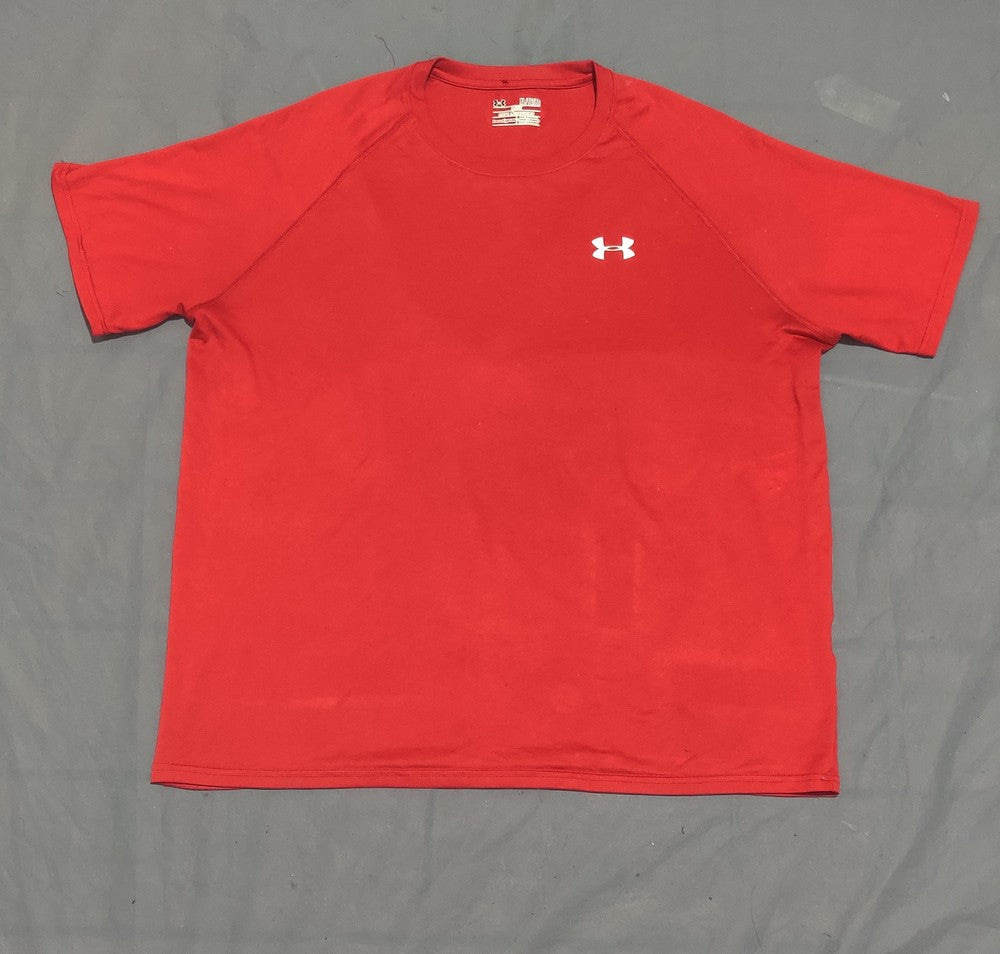 Under Armour Men Sport Red T Shirt