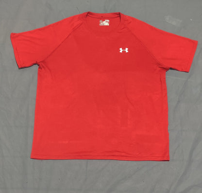 Under Armour Men Sport Red T Shirt