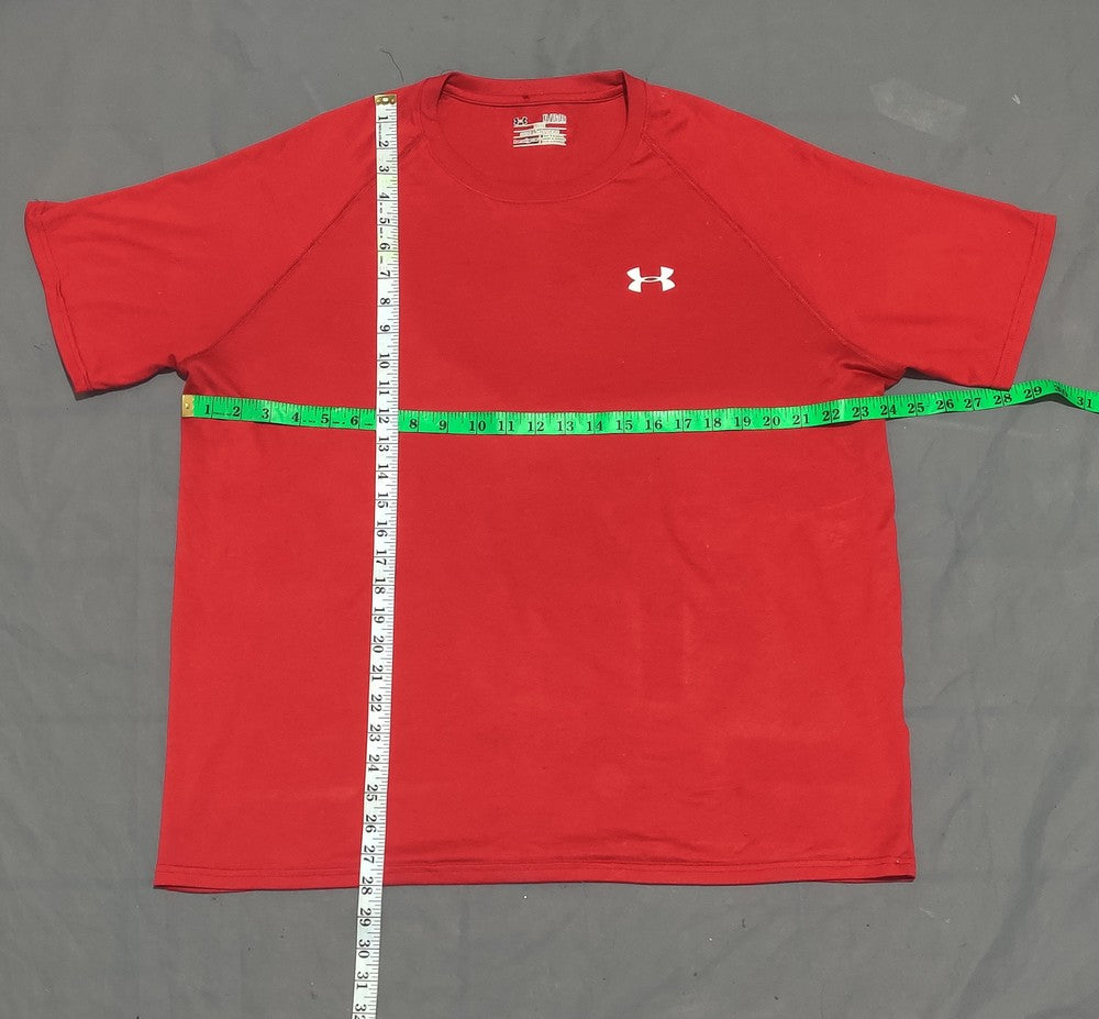Under Armour Men Sport Red T Shirt