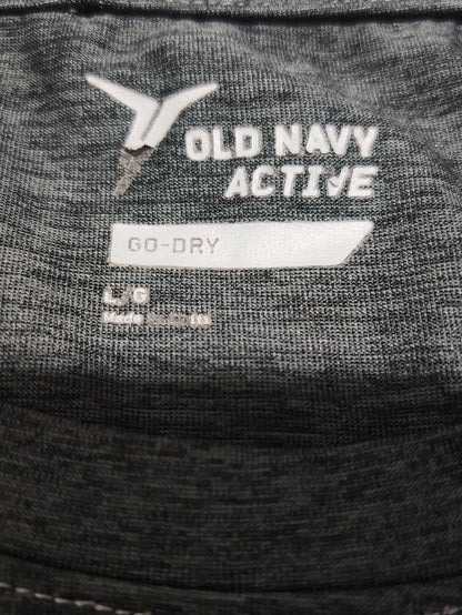 Old Navy Men Sport Gray T Shirt