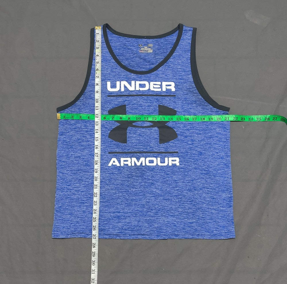 Under Armour Men Sport Blue Vest T Shirt