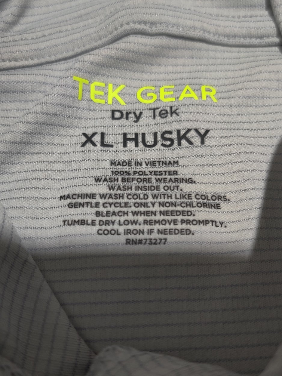 Tek Gear Men Sport Gray Hooded T Shirt