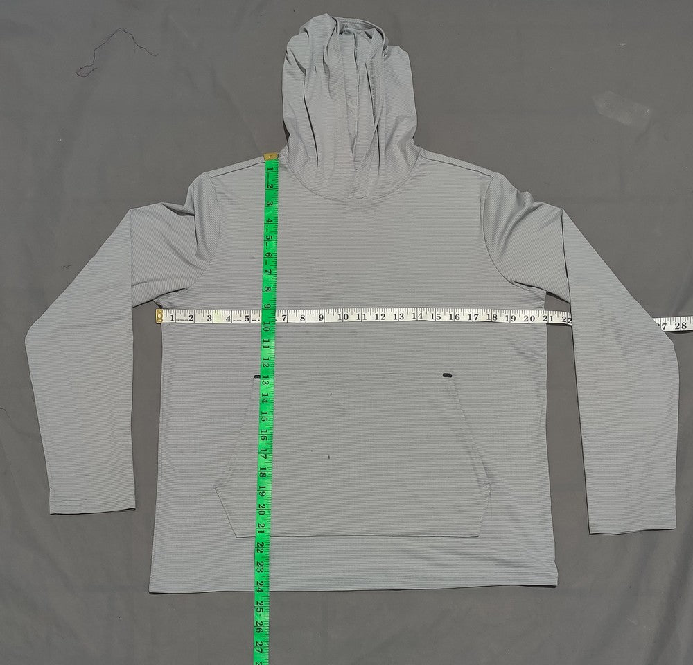 Tek Gear Men Sport Gray Hooded T Shirt