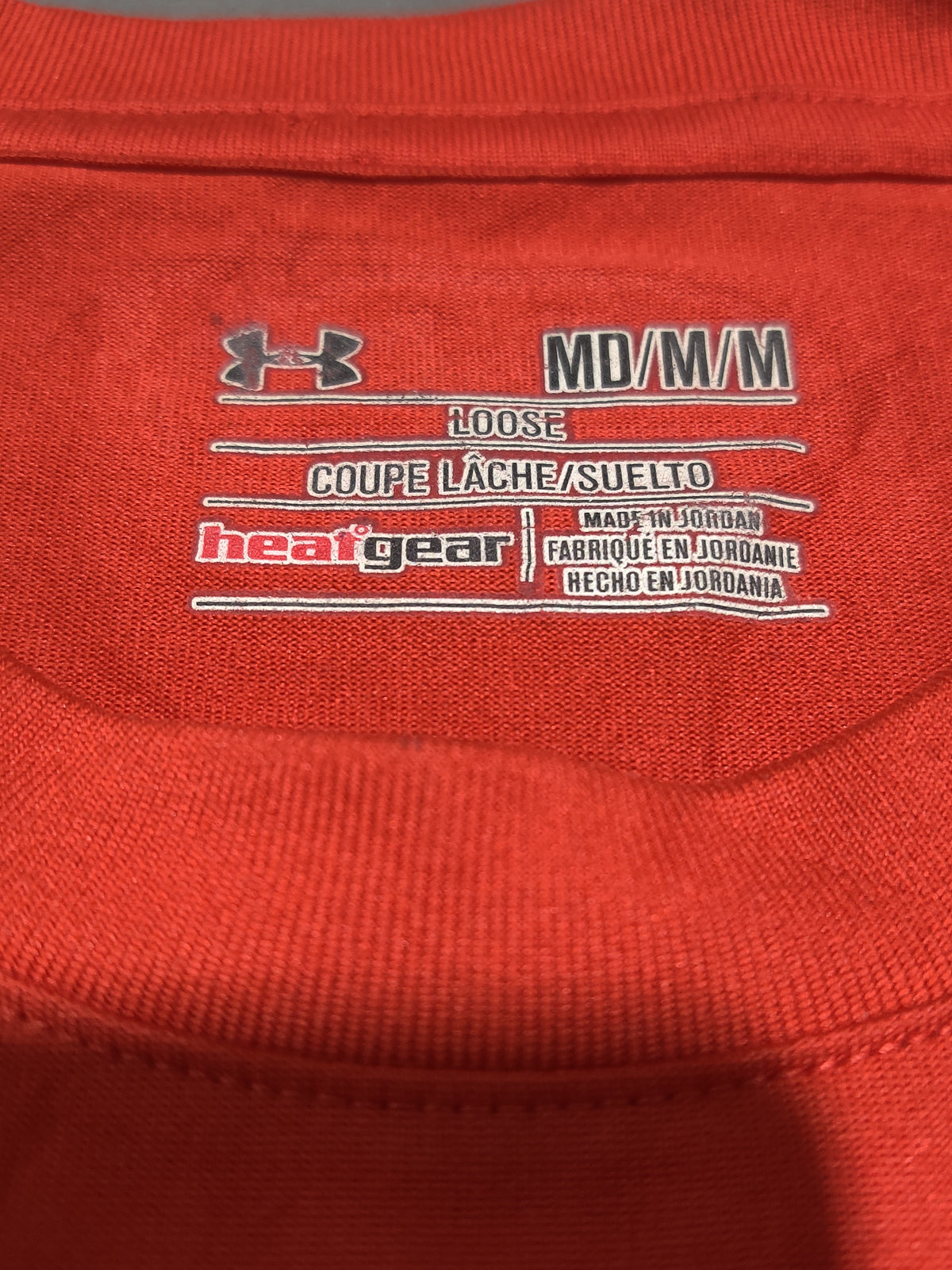 Under Armour Men Sport Orange T Shirt
