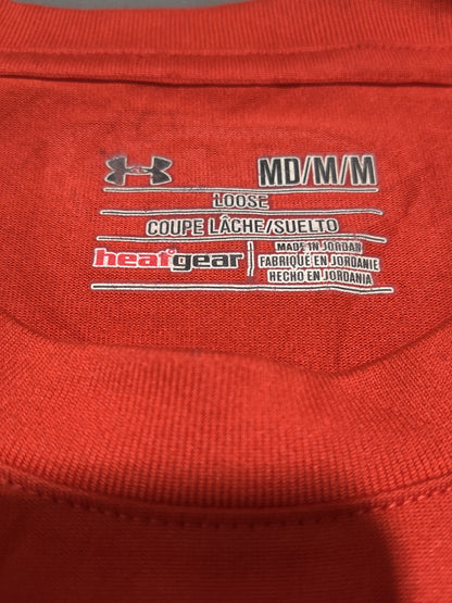 Under Armour Men Sport Orange T Shirt