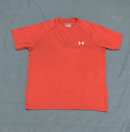 Under Armour Men Sport Orange T Shirt