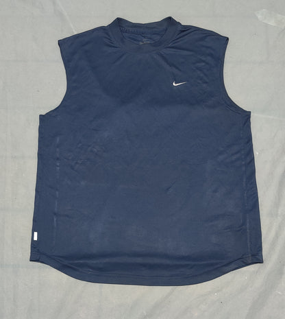 Nike Men Sport Blue Vest T Shirt