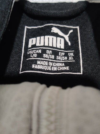 Puma Men Sport Black Half Zip T Shirt