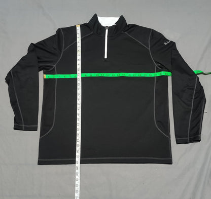 Puma Men Sport Black Half Zip T Shirt