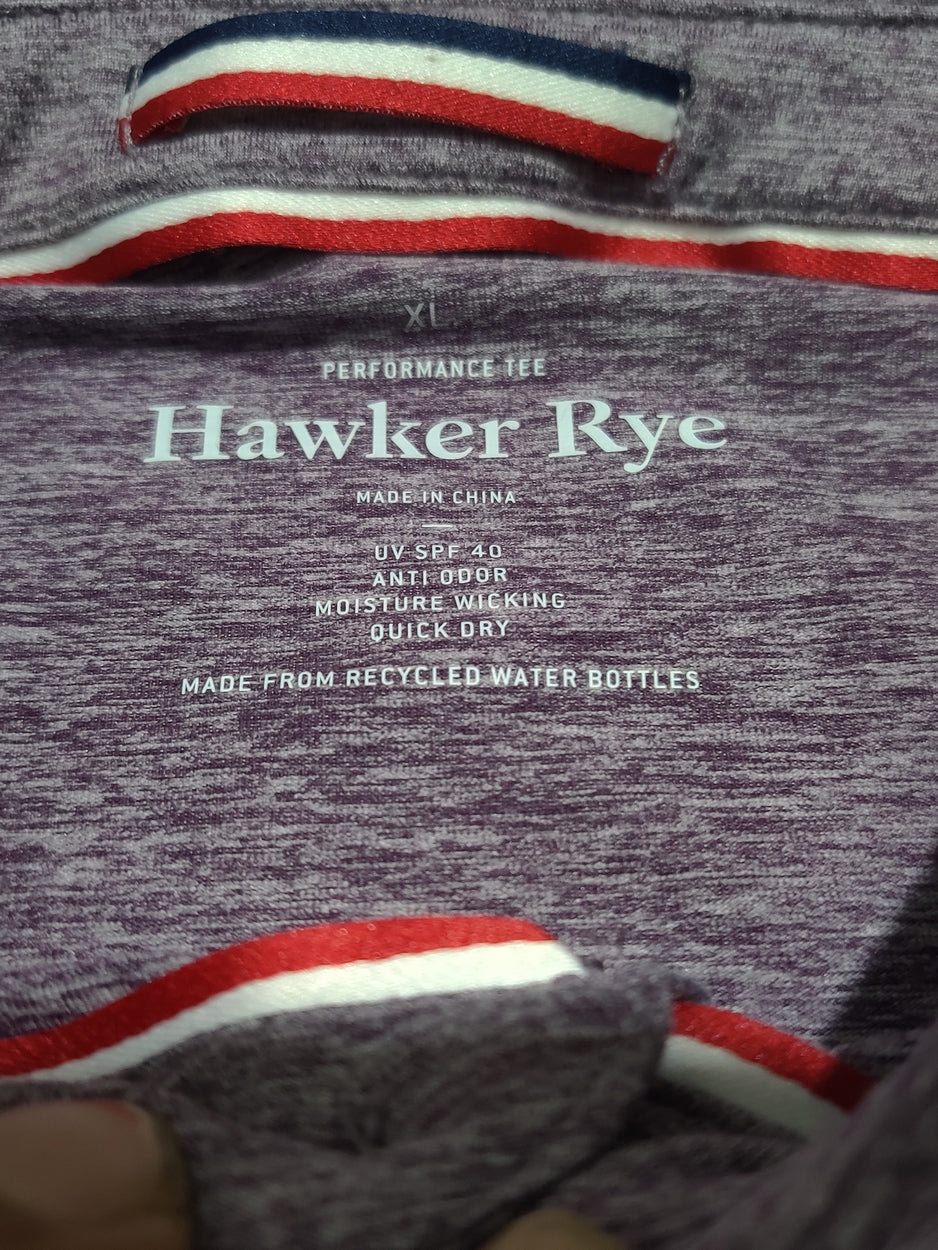 Hawker Rye Men Sport Purple Polo T Shirt