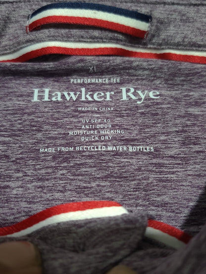 Hawker Rye Men Sport Purple Polo T Shirt