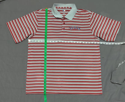 Genuine Merchandise Men Sport Red Polo T Shirt