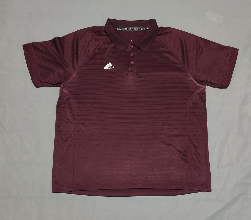 Adidas Men Sport Maroon Polo T Shirt