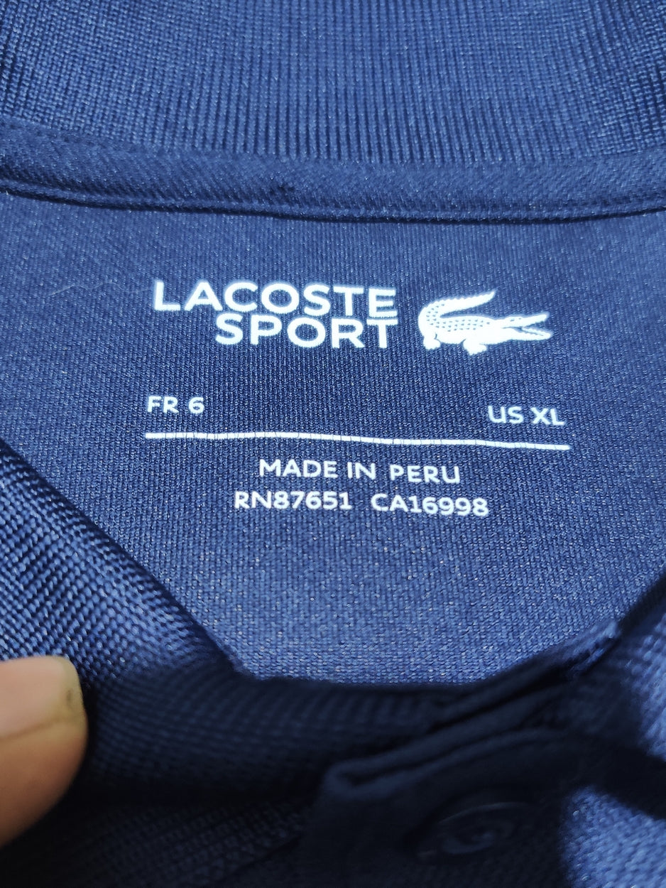 Lacoste Men Sport Blue Polo T Shirt